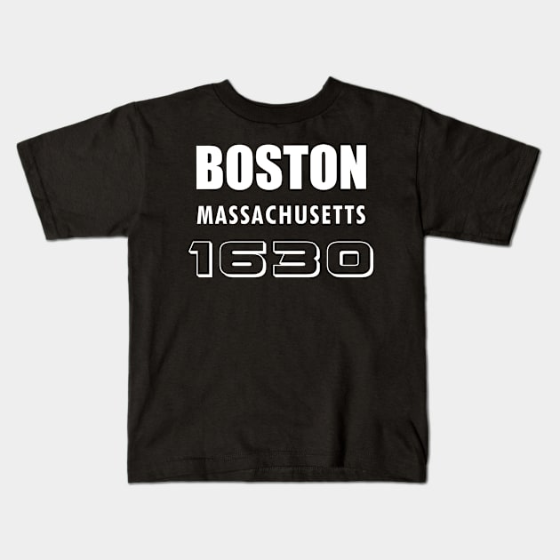 The Big City Boston Kids T-Shirt by dejava